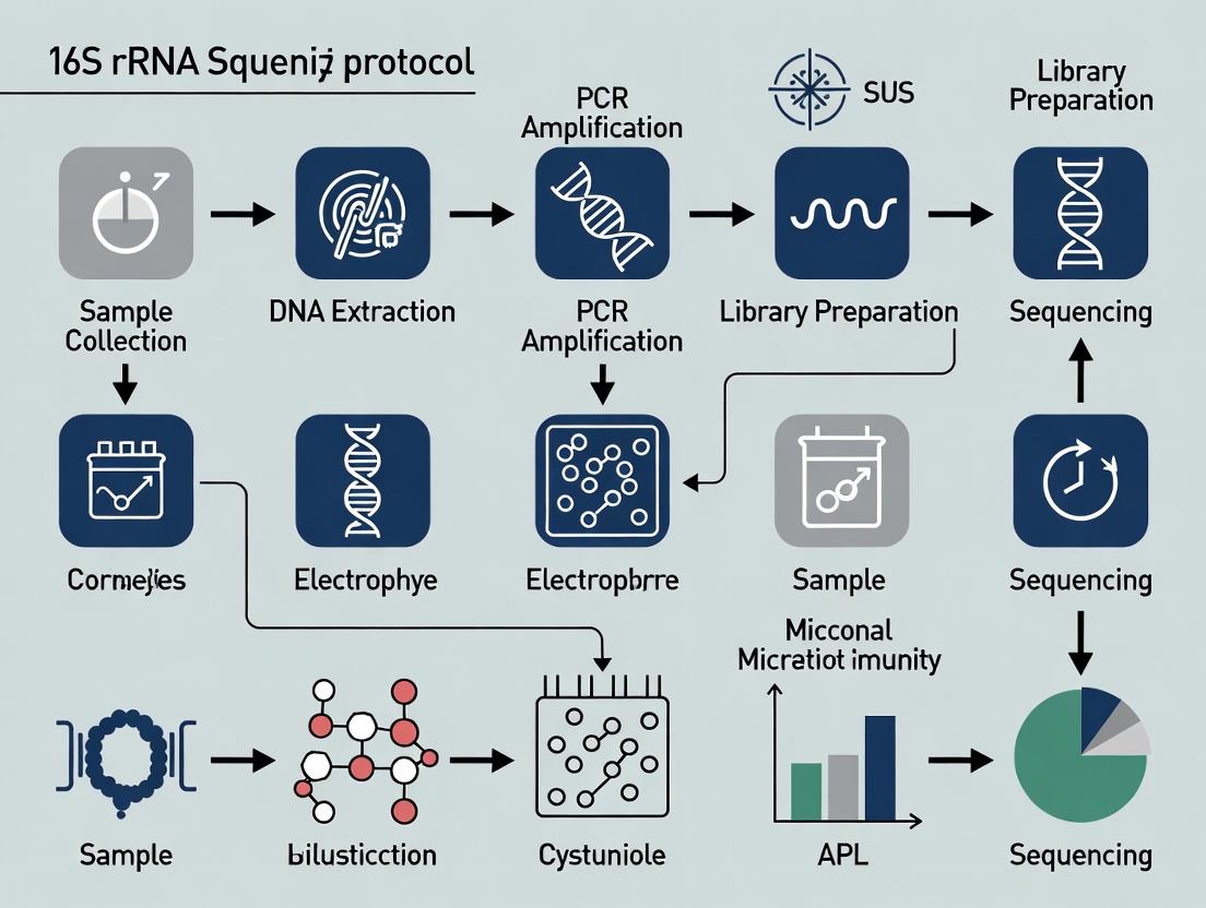 A Complete 16S rRNA Sequencing Protocol for Gut Microbiome Analysis: From Sample to Insights for Biomedical Research