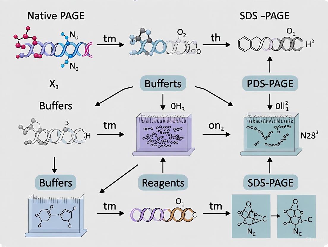 Native PAGE vs. SDS-PAGE: A Comprehensive Guide to Sample Preparation for Protein Analysis