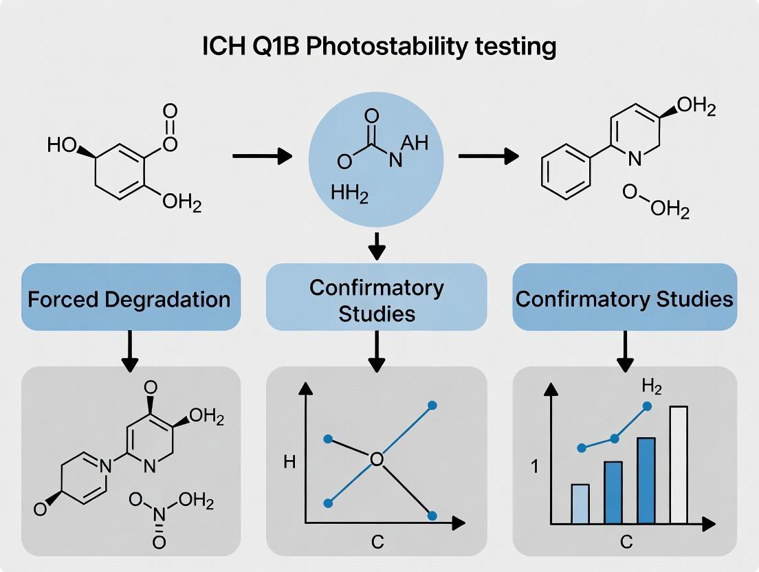 ICH Q1B Photostability Testing Explained: Strategic Application of Forced Degradation vs. Confirmatory Studies in Drug Development