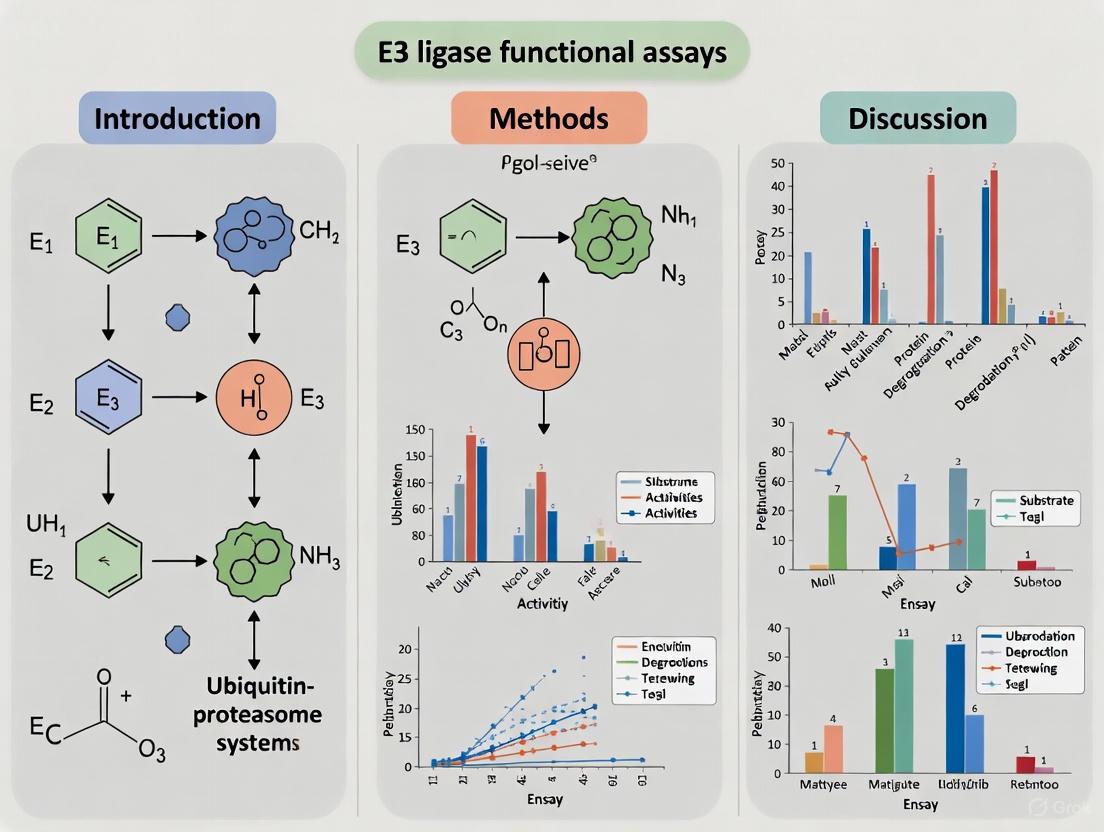 Troubleshooting E3 Ligase Functional Assays: A Comprehensive Guide from Validation to Optimization