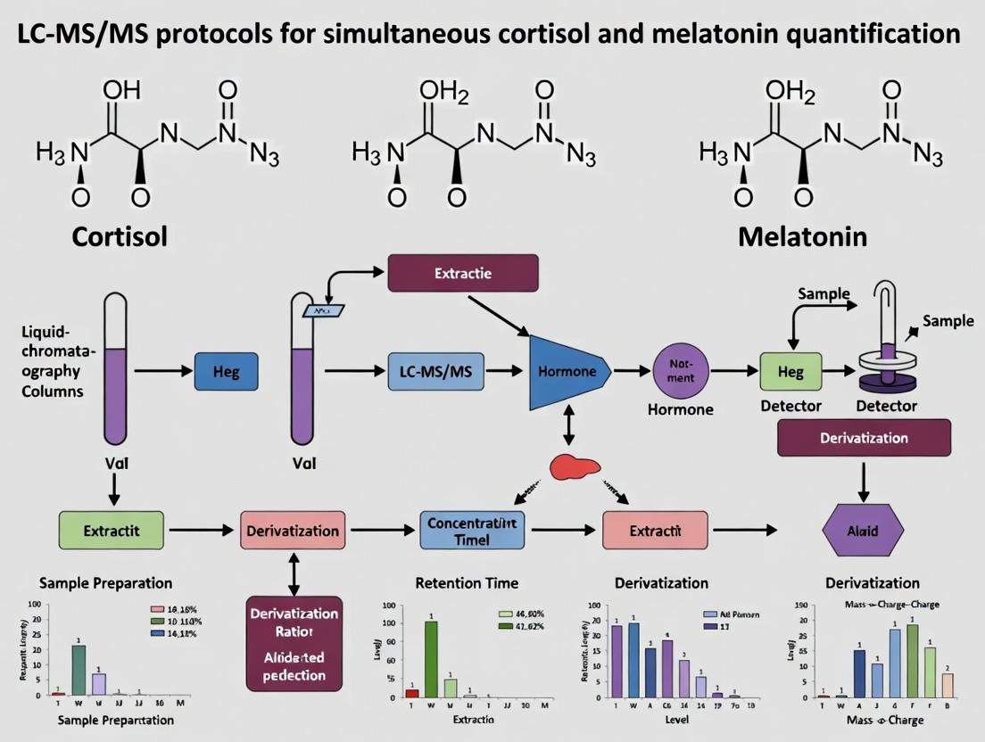 Simultaneous Cortisol and Melatonin Quantification by LC-MS/MS: Protocol Development, Validation, and Clinical Applications