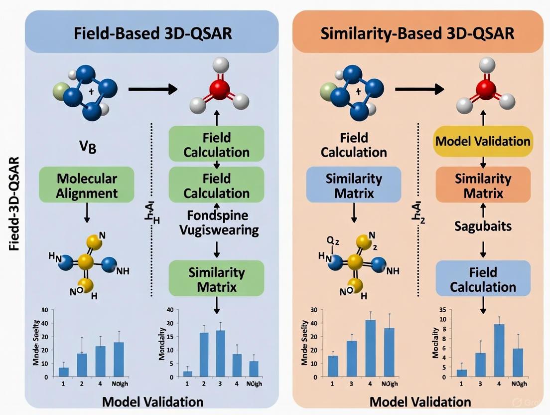 Field-Based vs. Similarity-Based 3D-QSAR: A Comprehensive Guide for Modern Drug Discovery
