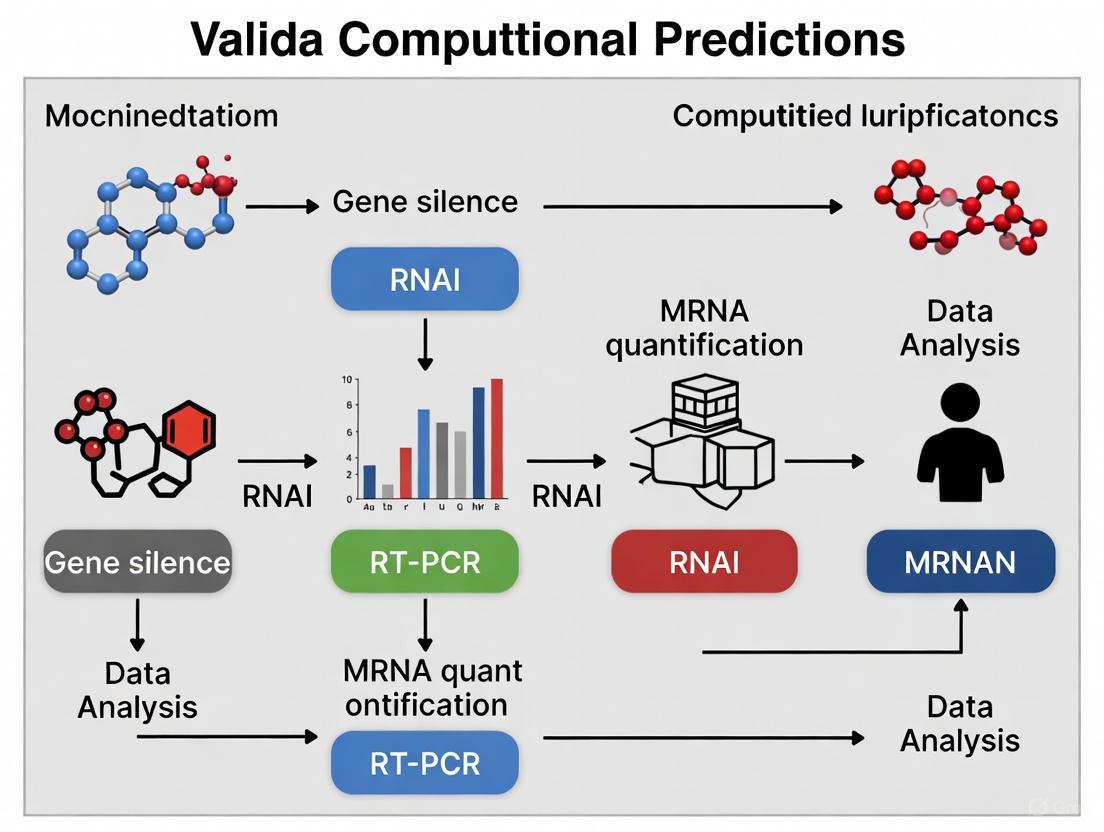From In Silico to In Vitro: A Comprehensive Guide to Validating Computational Predictions with RNAi and RT-PCR