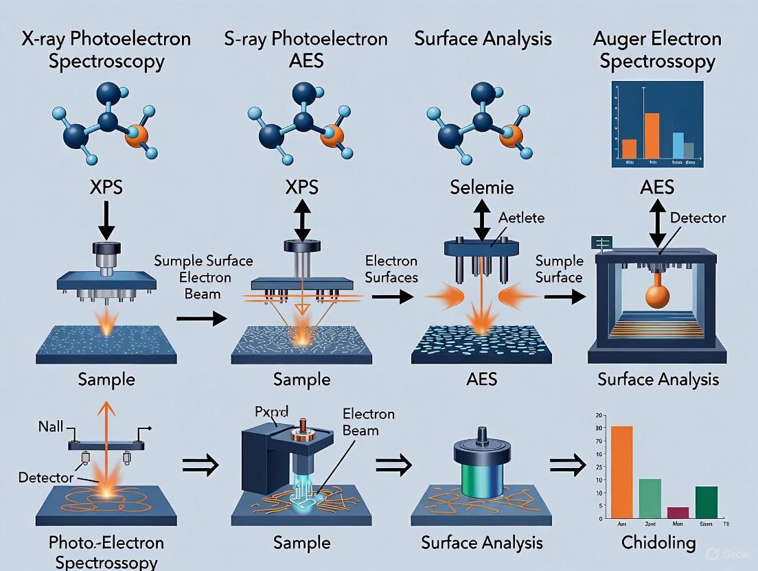 XPS vs AES: A Comprehensive Guide to Surface Analysis Techniques for Material Science and Biomedical Research
