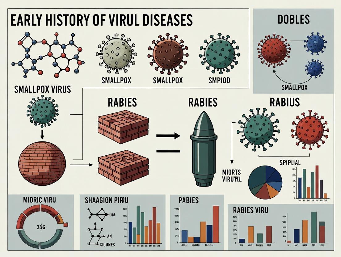 From Ancient Plagues to Modern Vaccines: The Early History of Smallpox and Rabies as Models for Viral Disease Research