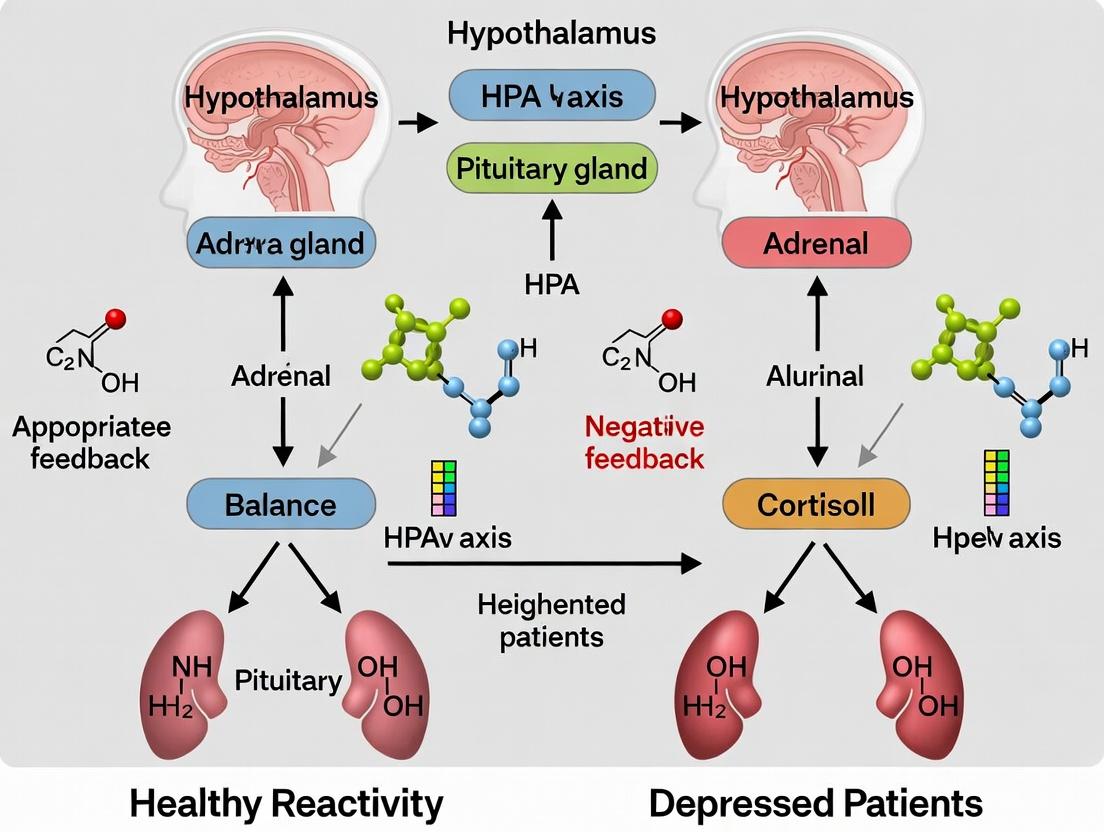 HPA Axis Dysregulation in Depression: A Comprehensive Analysis of Reactivity Differences and Biomarker Potential