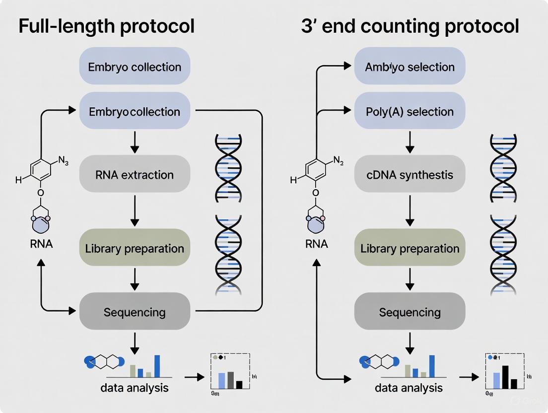 Full-Length vs 3' End Counting scRNA-seq: A Comprehensive Guide for Embryo Research and Drug Development