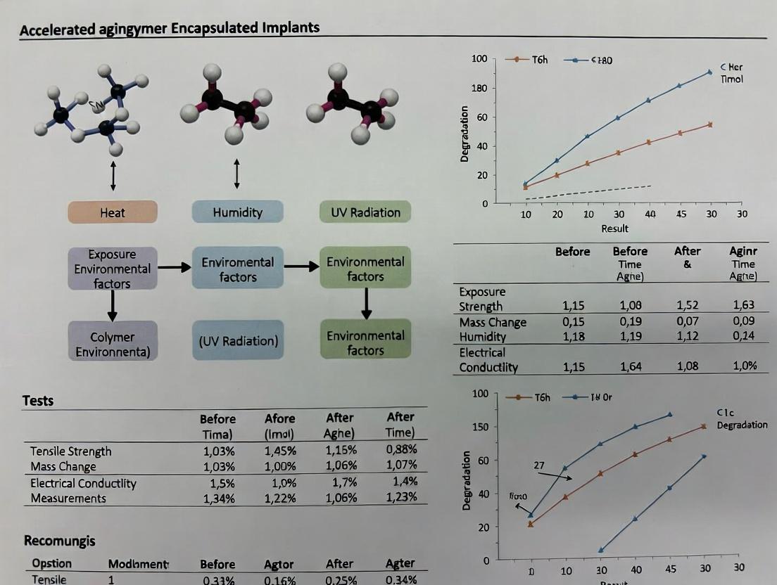 Accelerated Aging Testing for Polymer Encapsulated Implants: Protocols, Standards, and Predictive Modeling for Biomedical Researchers