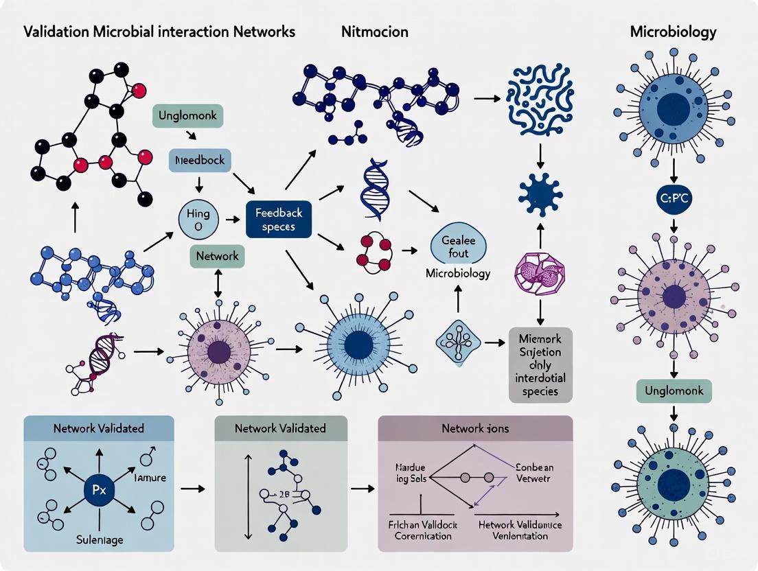 Validating Microbial Interaction Networks: From Computational Inference to Biomedical Application