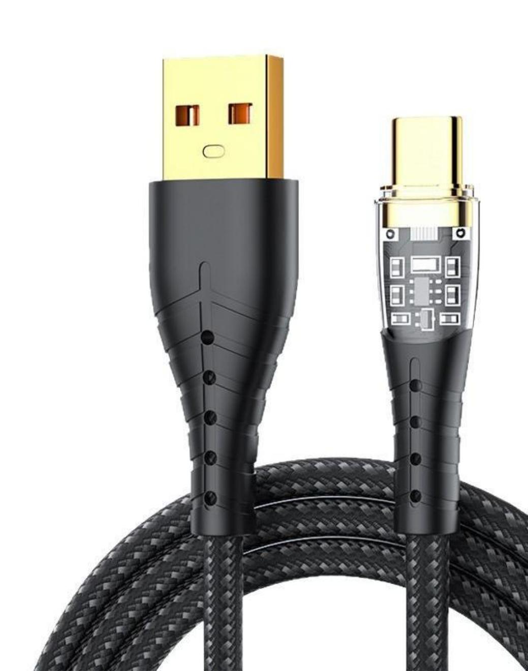 OEM Transparent USB Cable with LED Display - Wholesale USB Cable from China Factory