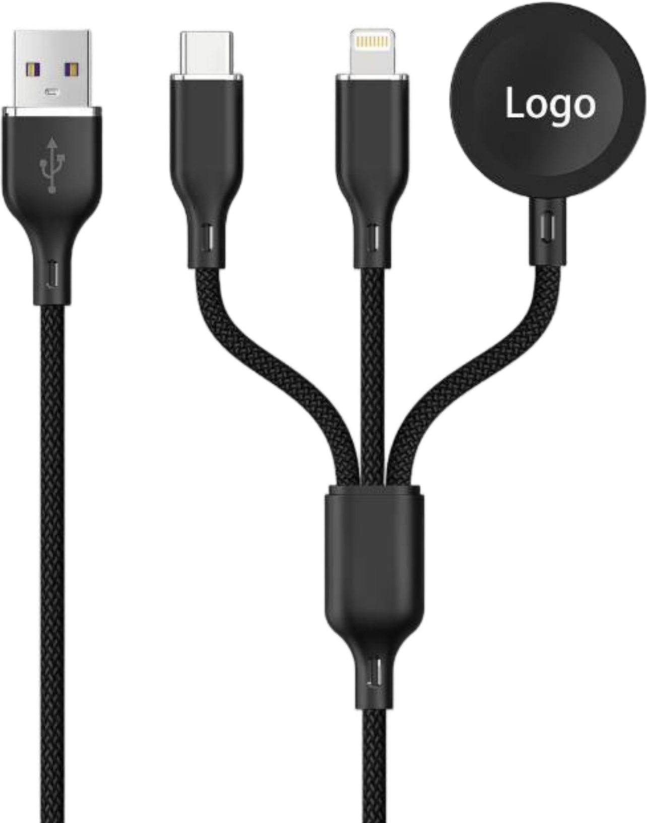 OEM 3 in 1 Cable for Smartphone & Watch - Wholesale USB Cable from China Factory