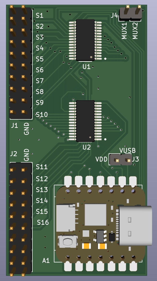 Mux board v3, from the project README