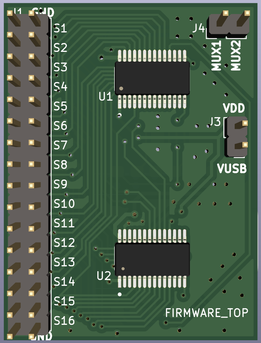 Mux board v5, from the project README