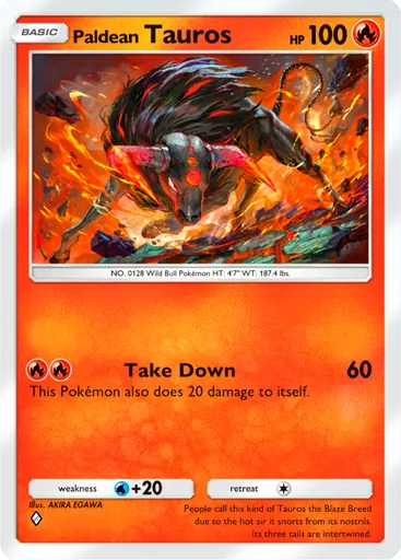 Paldean Tauros