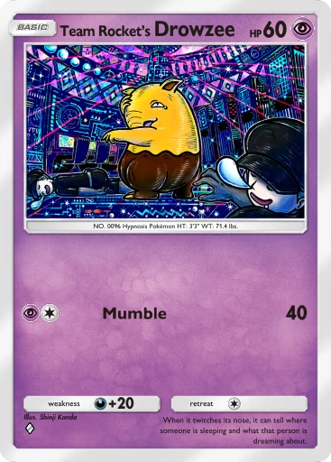 Team Rocket's Drowzee