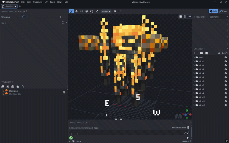 Withered Blazes (Java Edition) Minecraft Texture Pack