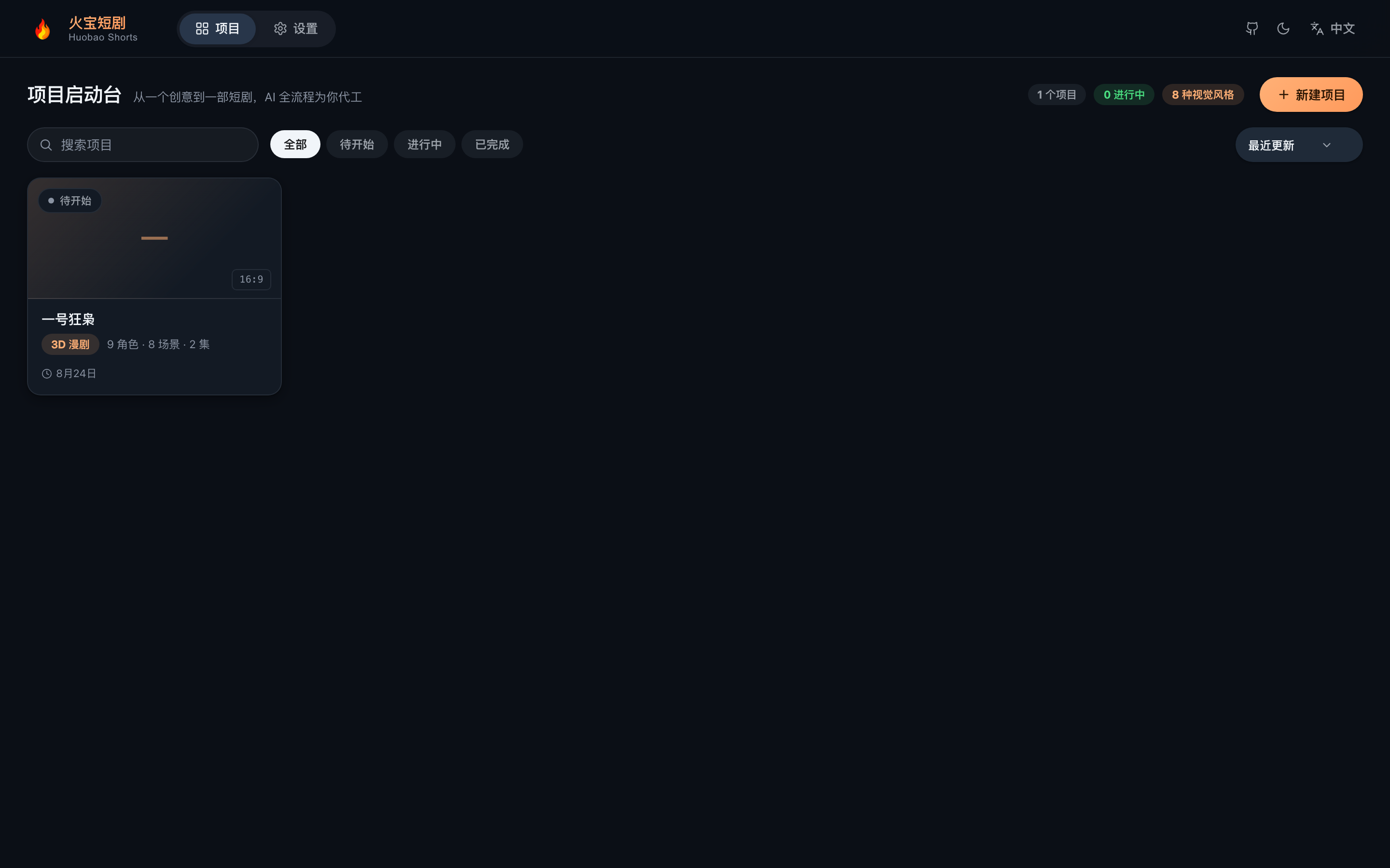 Project list