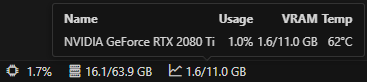 VRAM tooltip