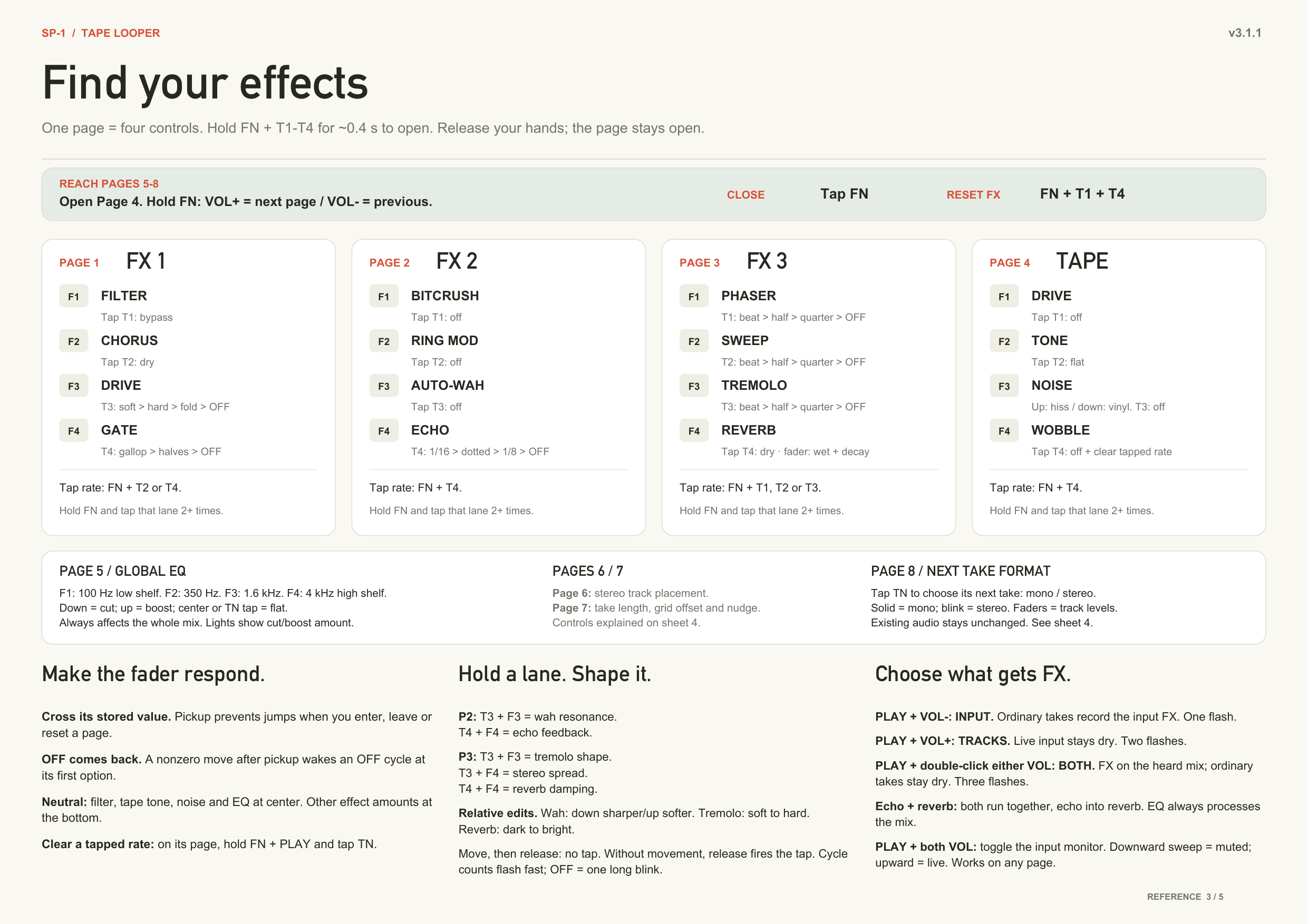 Reference sheet 3 — find your effects