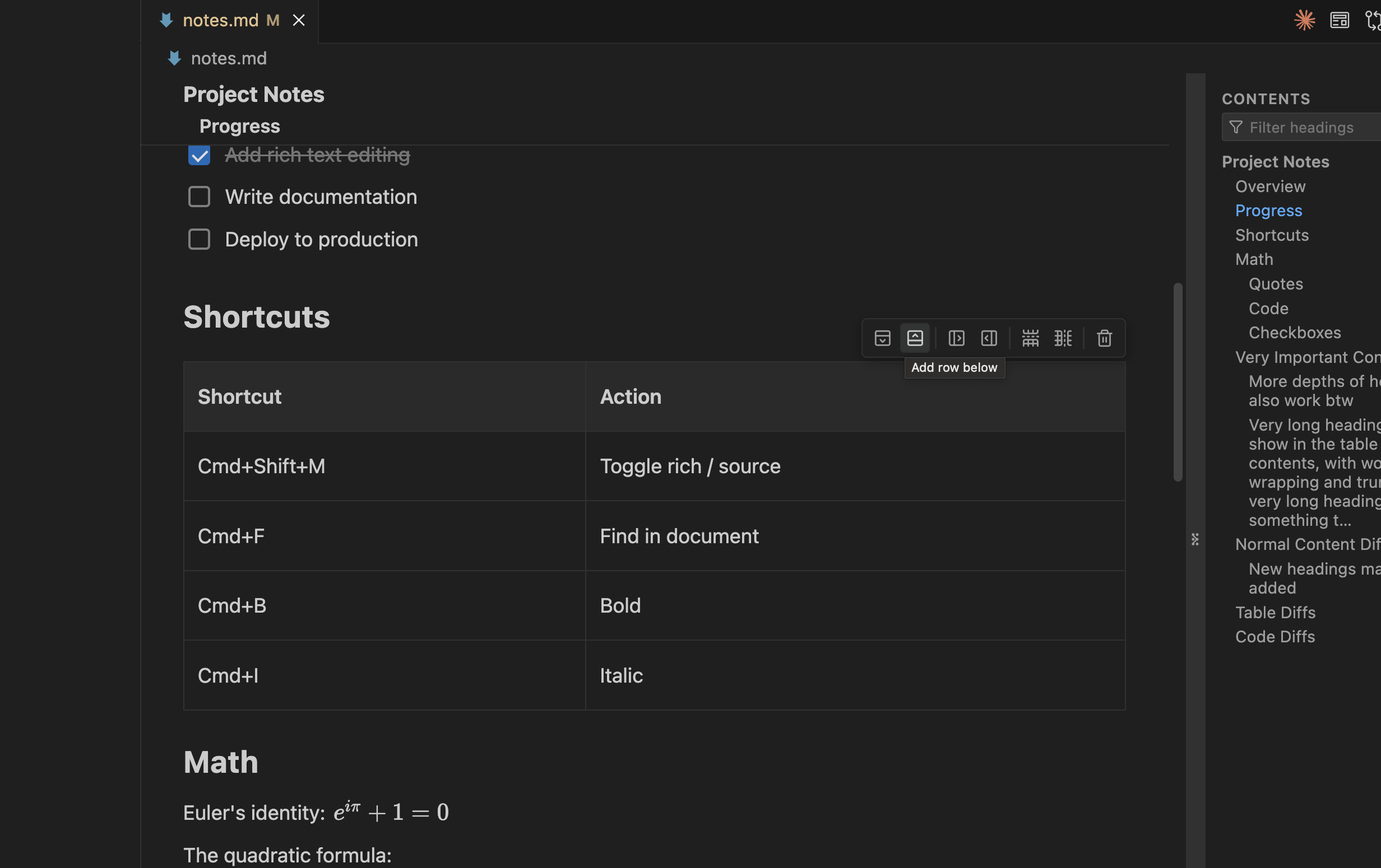 checkboxes-table-inline-math