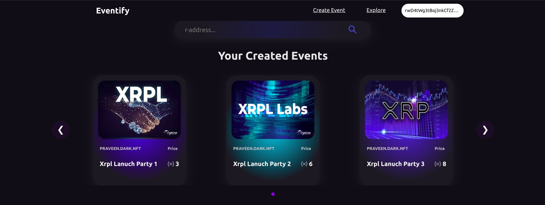 your latest events