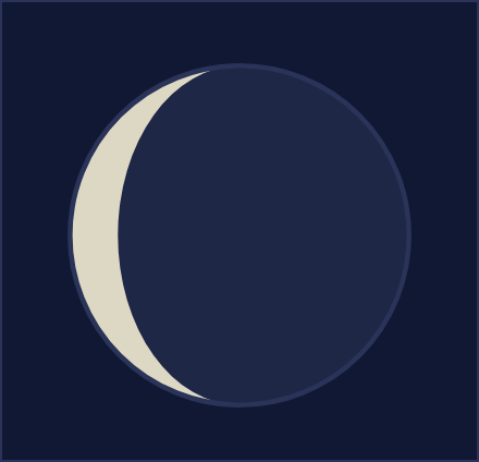 Moon disc panel
