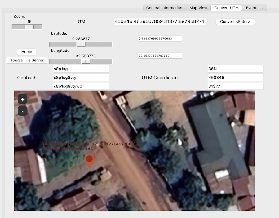 UTM grid converter tool