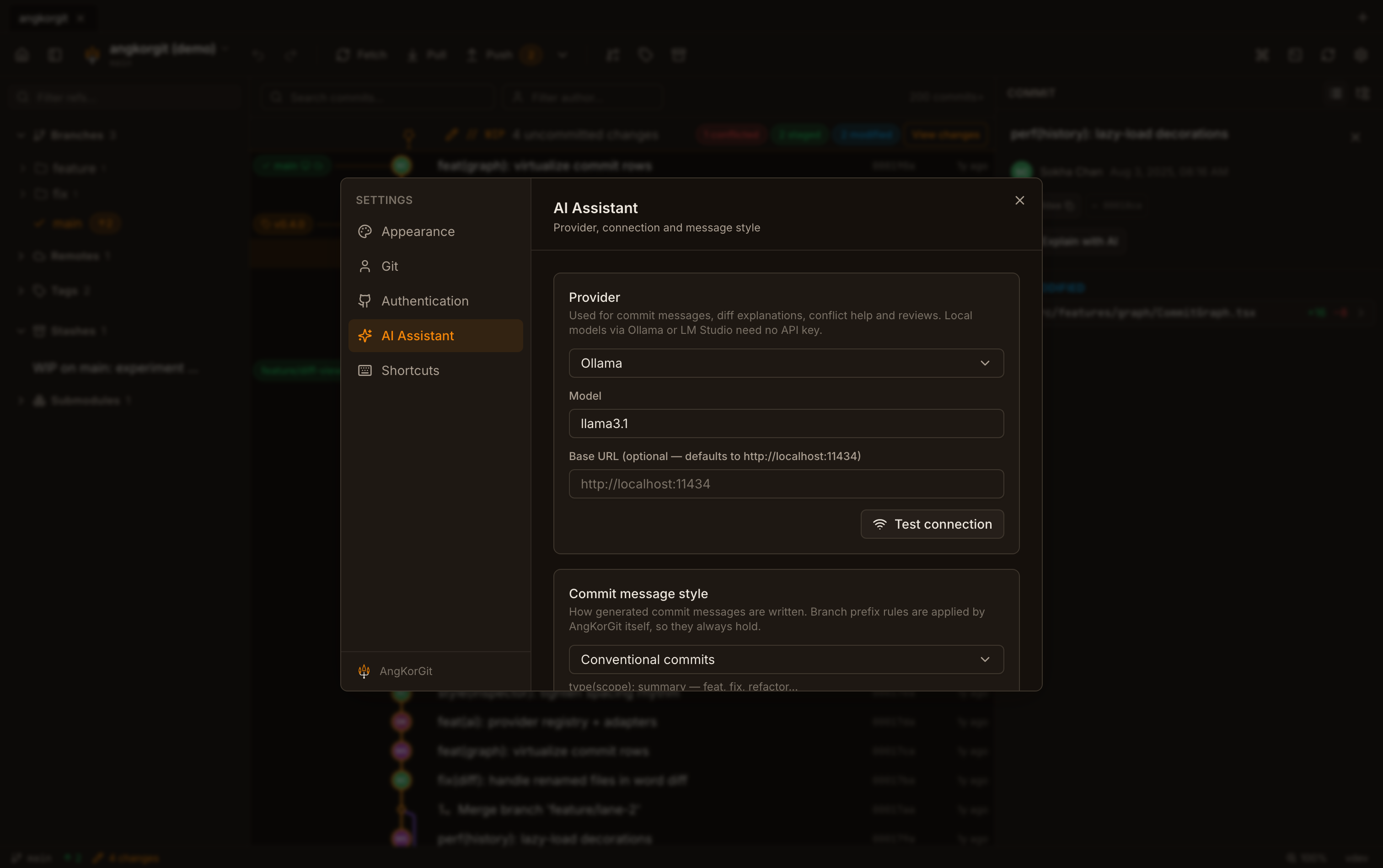 AI settings