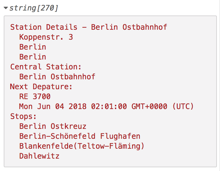 Example Flow Output