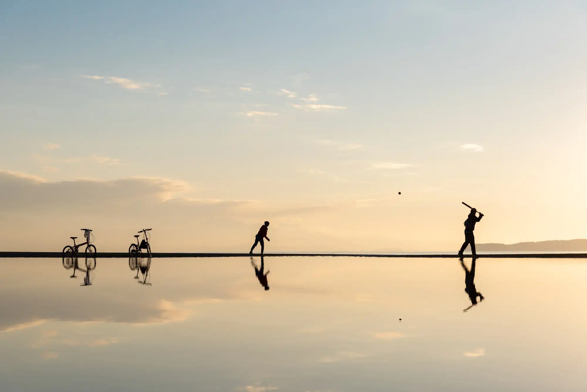 父母ヶ浜の夕日 — 香川県三豊市 日本のウユニ塩湖 Japan Serenity