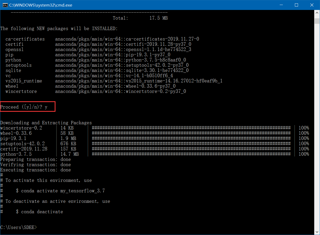 陈晓媛-win10下安装Anaconda Tensor Flow-GPU - 图10
