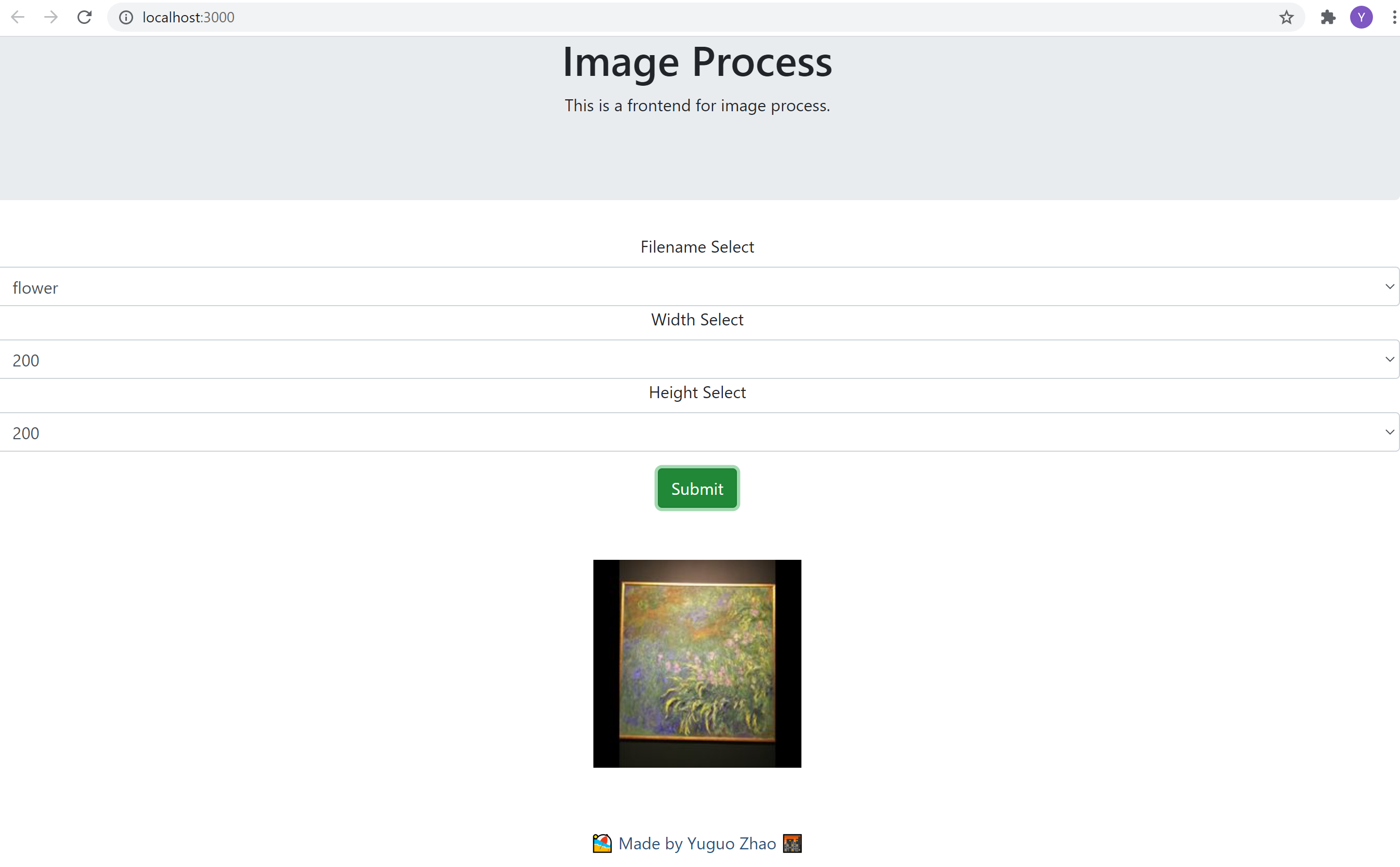 Image Process App View