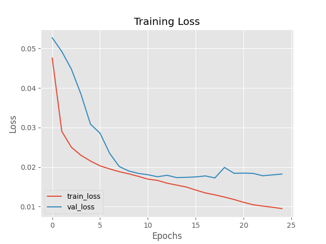 Train/val loss