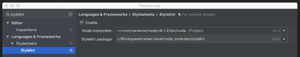 PhpStorm Settings