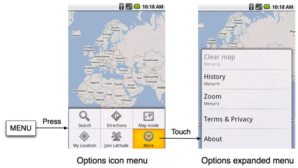 Menu Design Guidelines | Android Developers