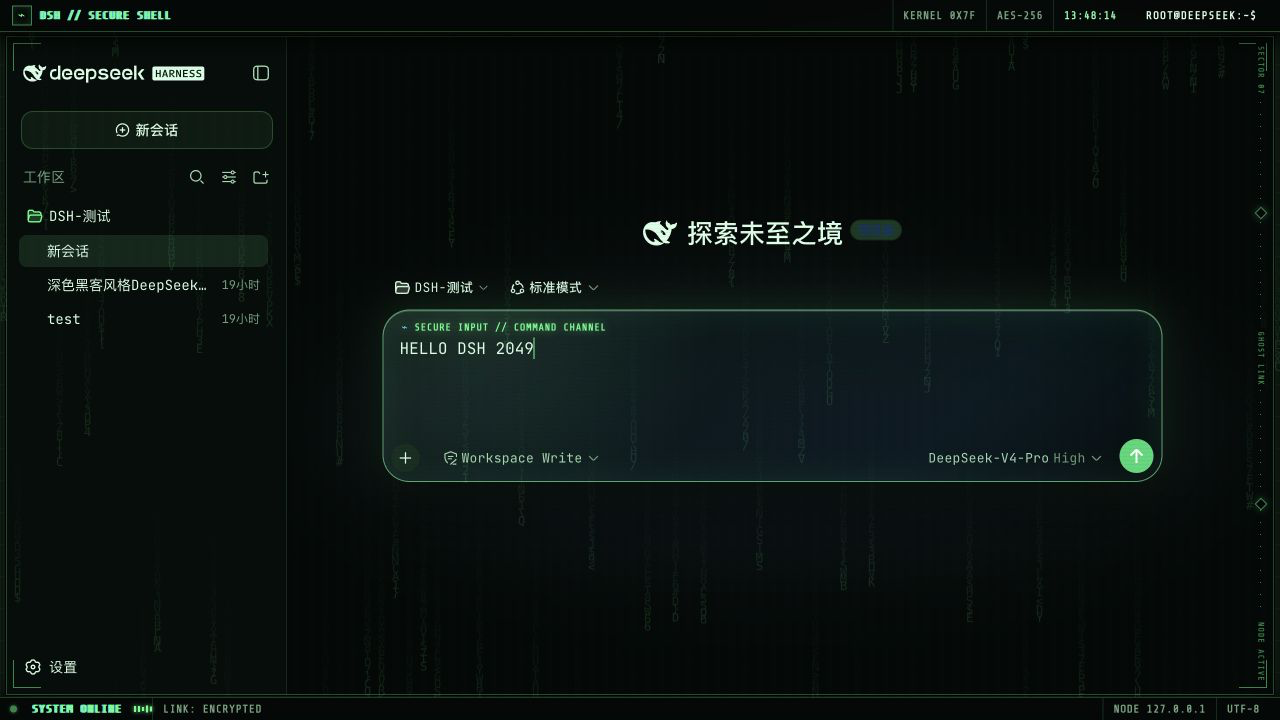 DSH Hacker Terminal Theme preview