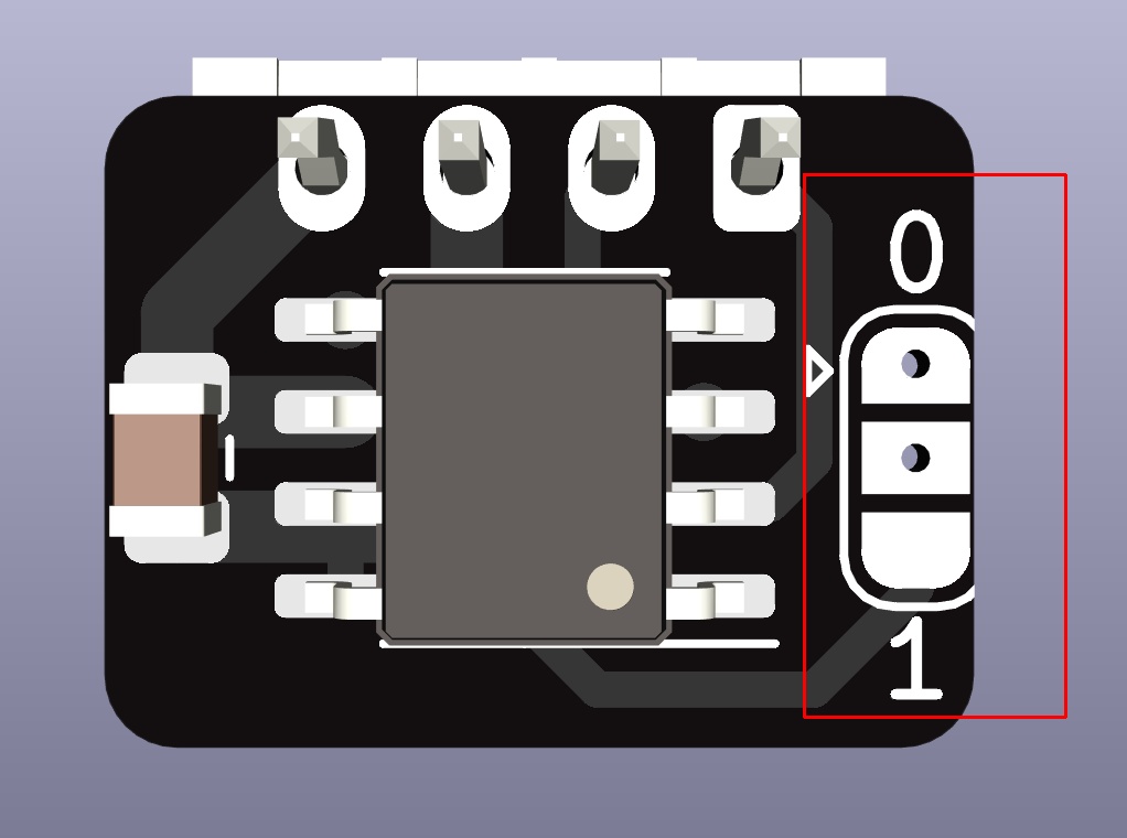 Solder jumper location