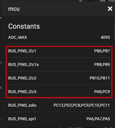 bus names