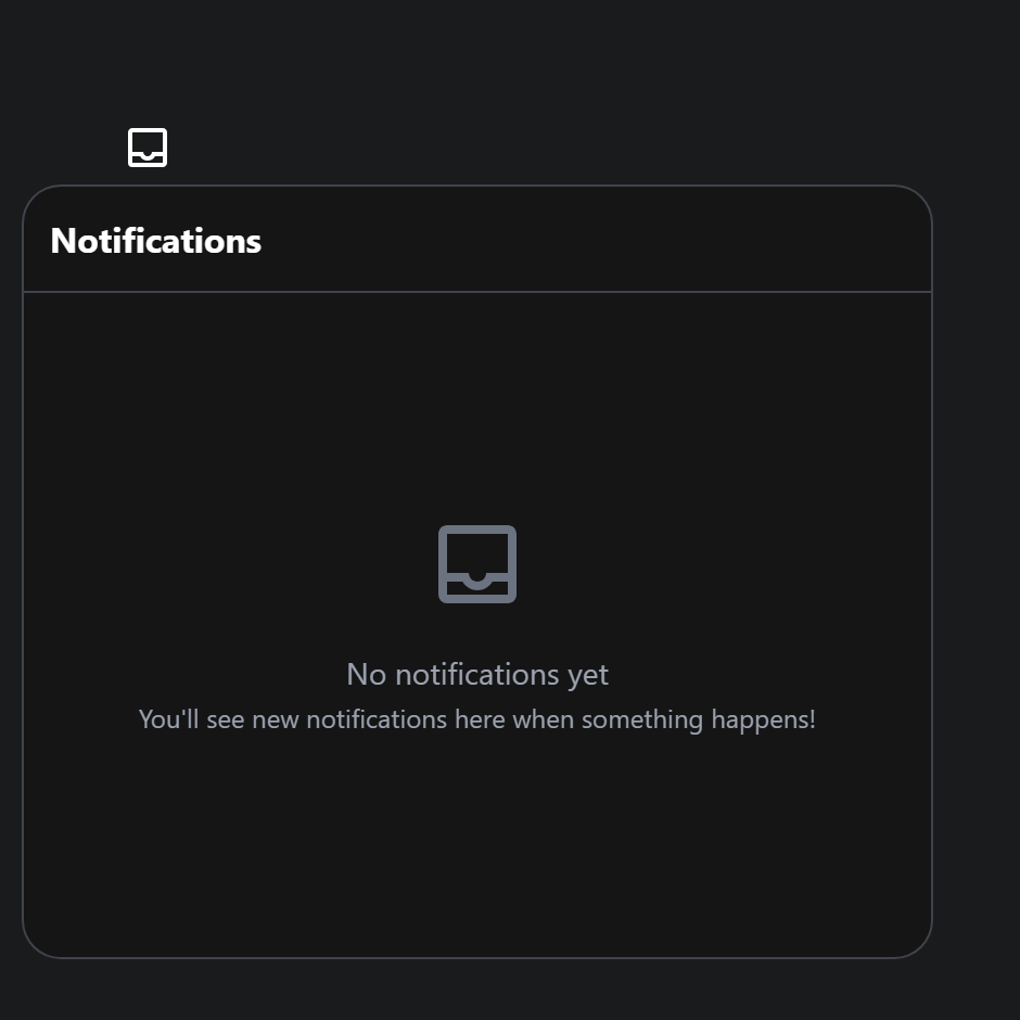 Inbox empty state