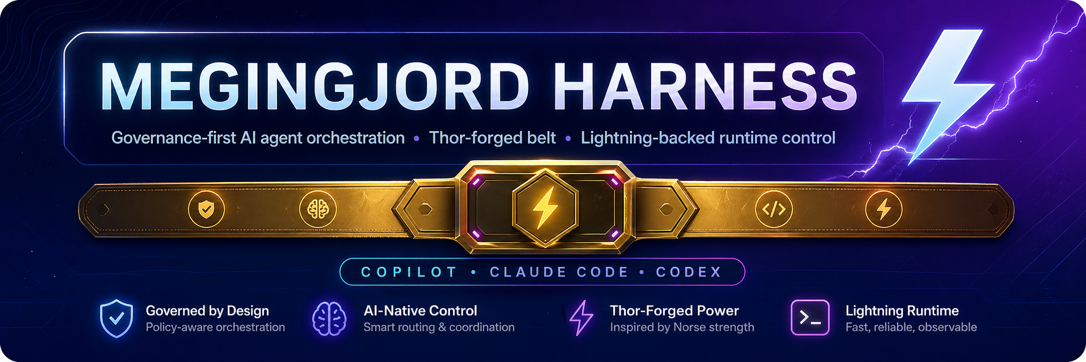 Megingjord Harness Banner