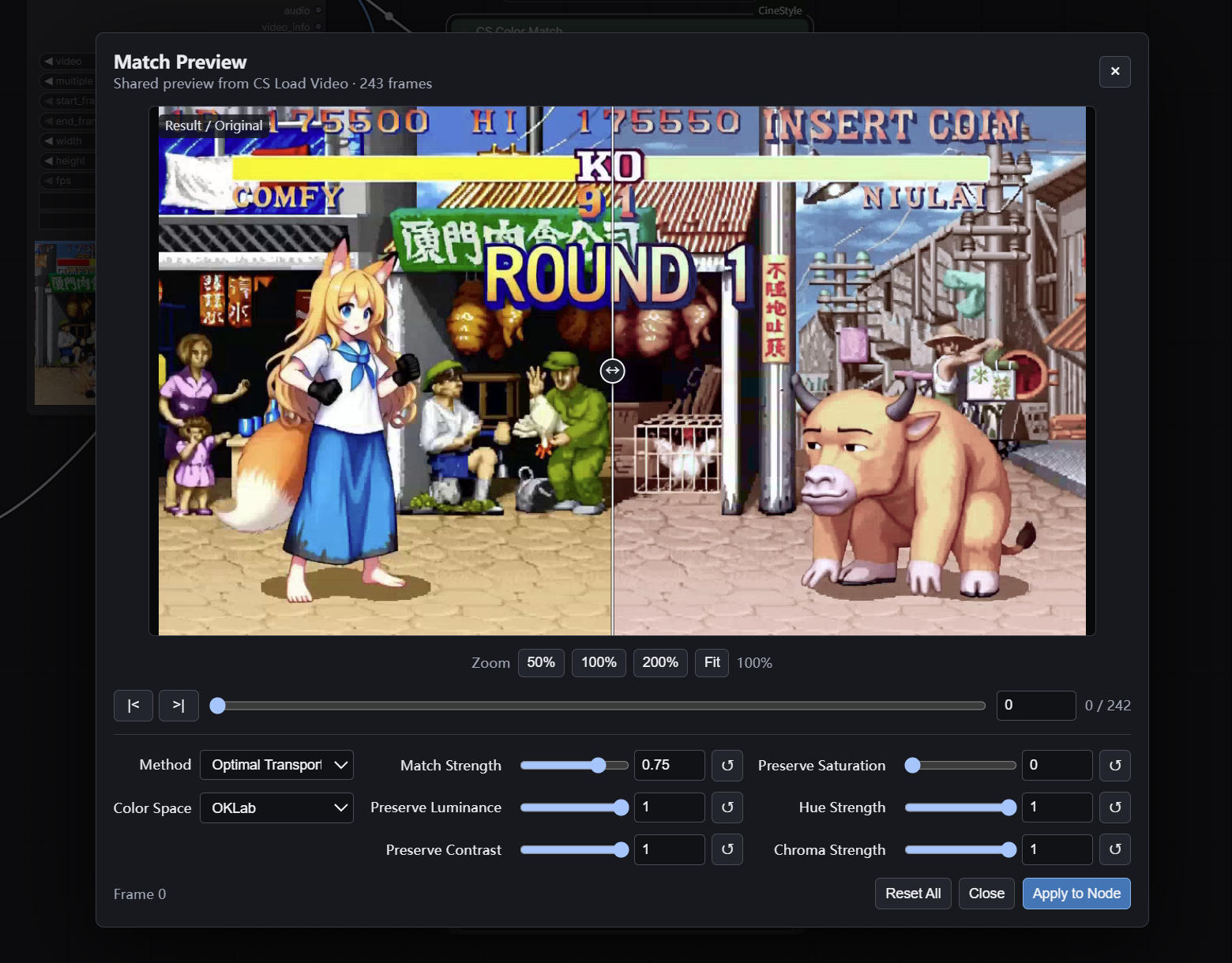CS Color Match Preview