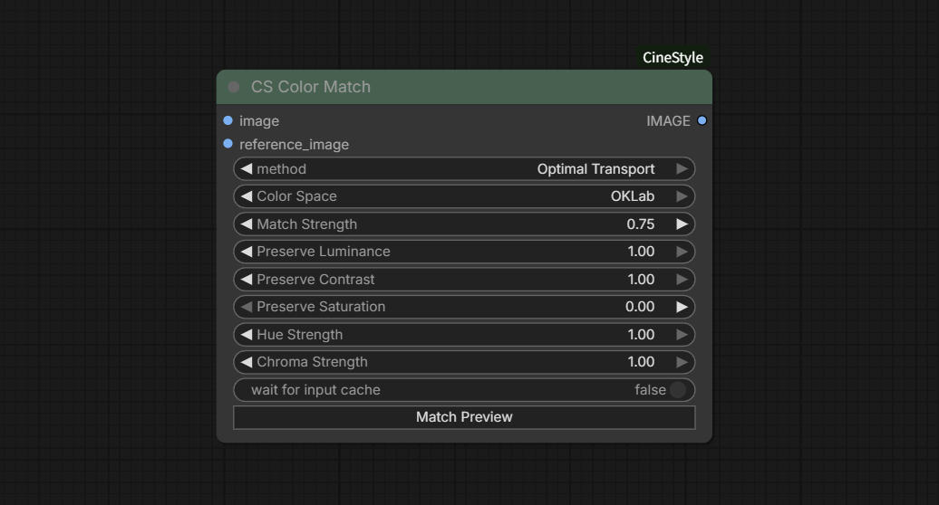CS Color Match 节点