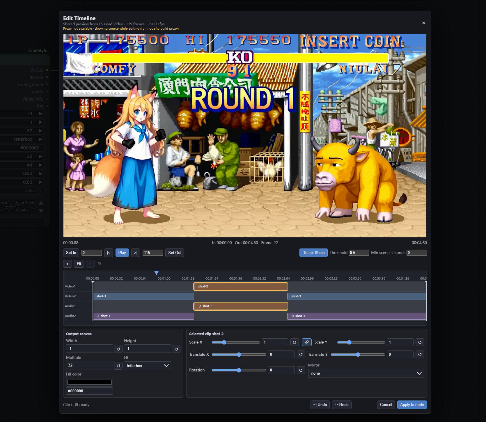 CS Video Timeline Edit 时间线界面