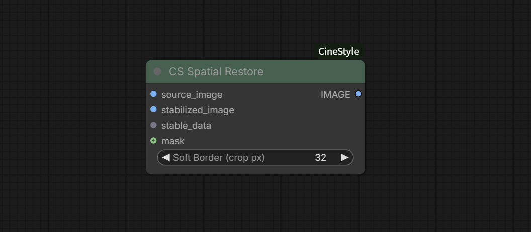 CS Spatial Restore 节点
