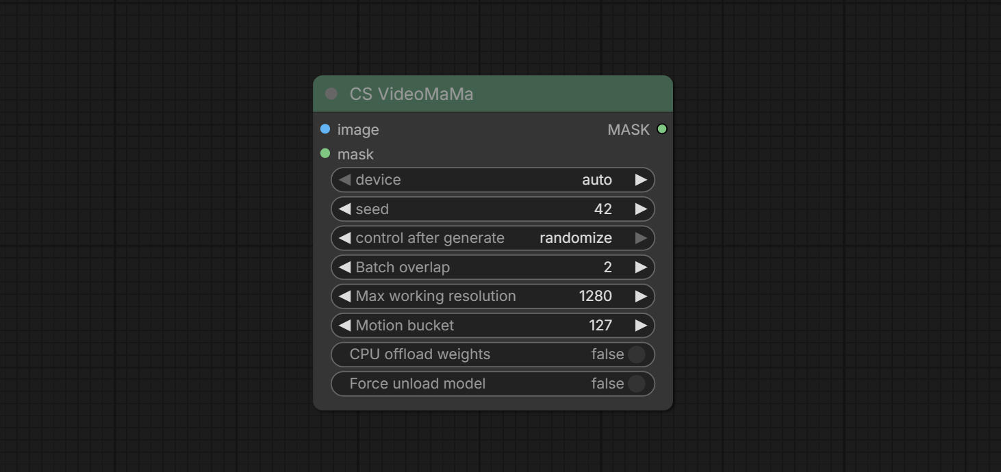 CS VideoMaMa 节点