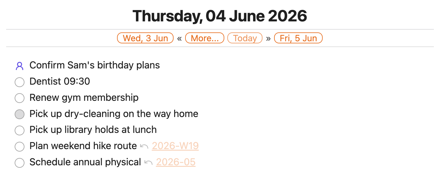 Migration reference in reading view
