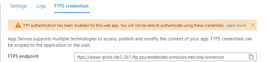 SCM basic authN disabled warning