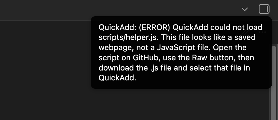 Friendly script loading error