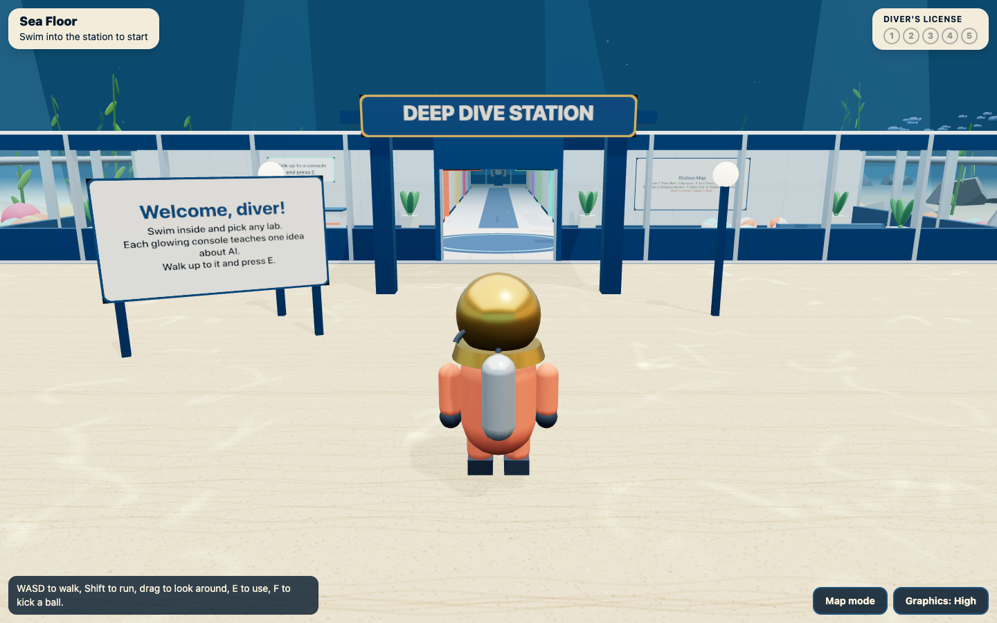 Deep Dive screenshot