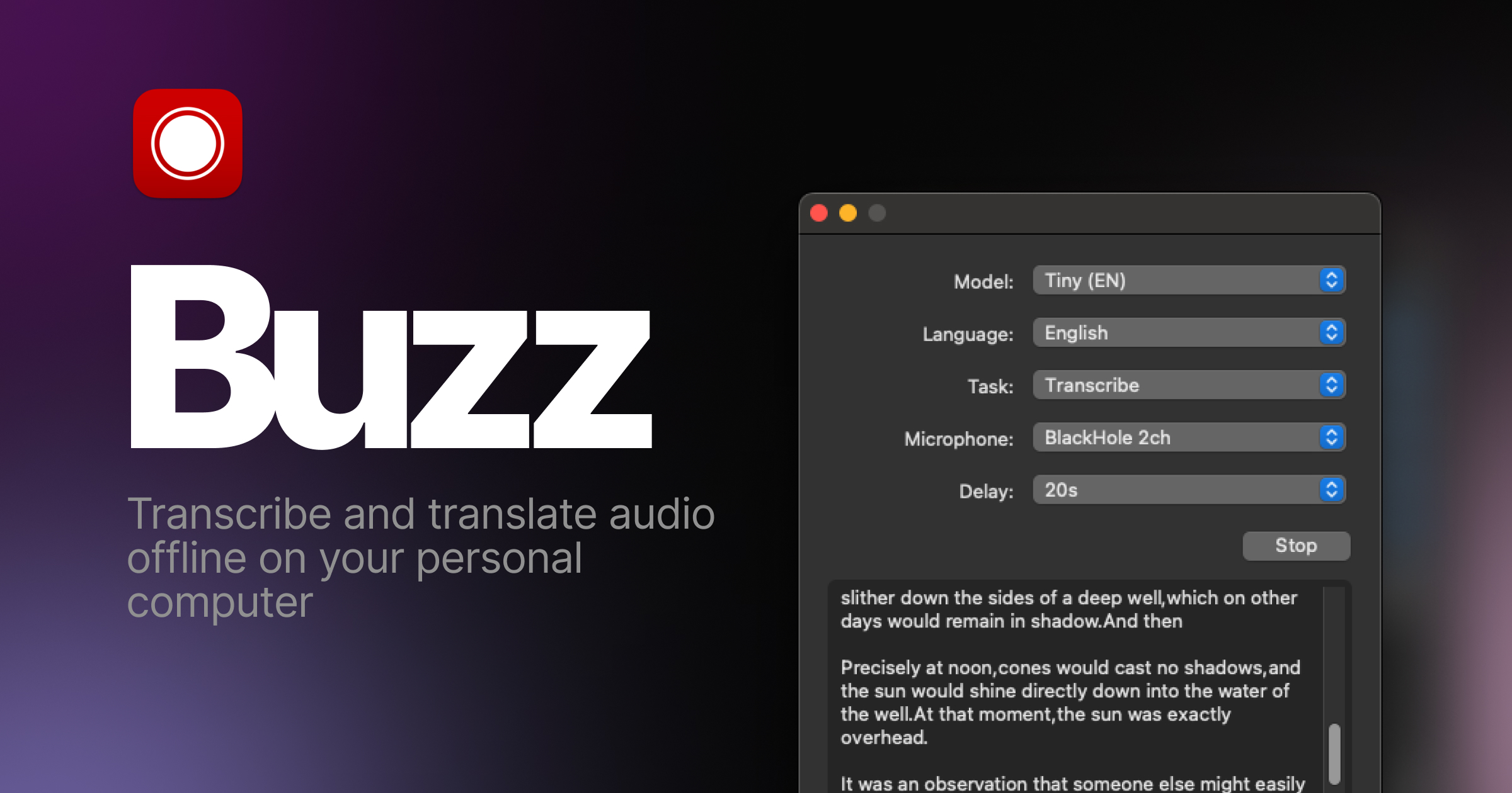 Buzz Banner